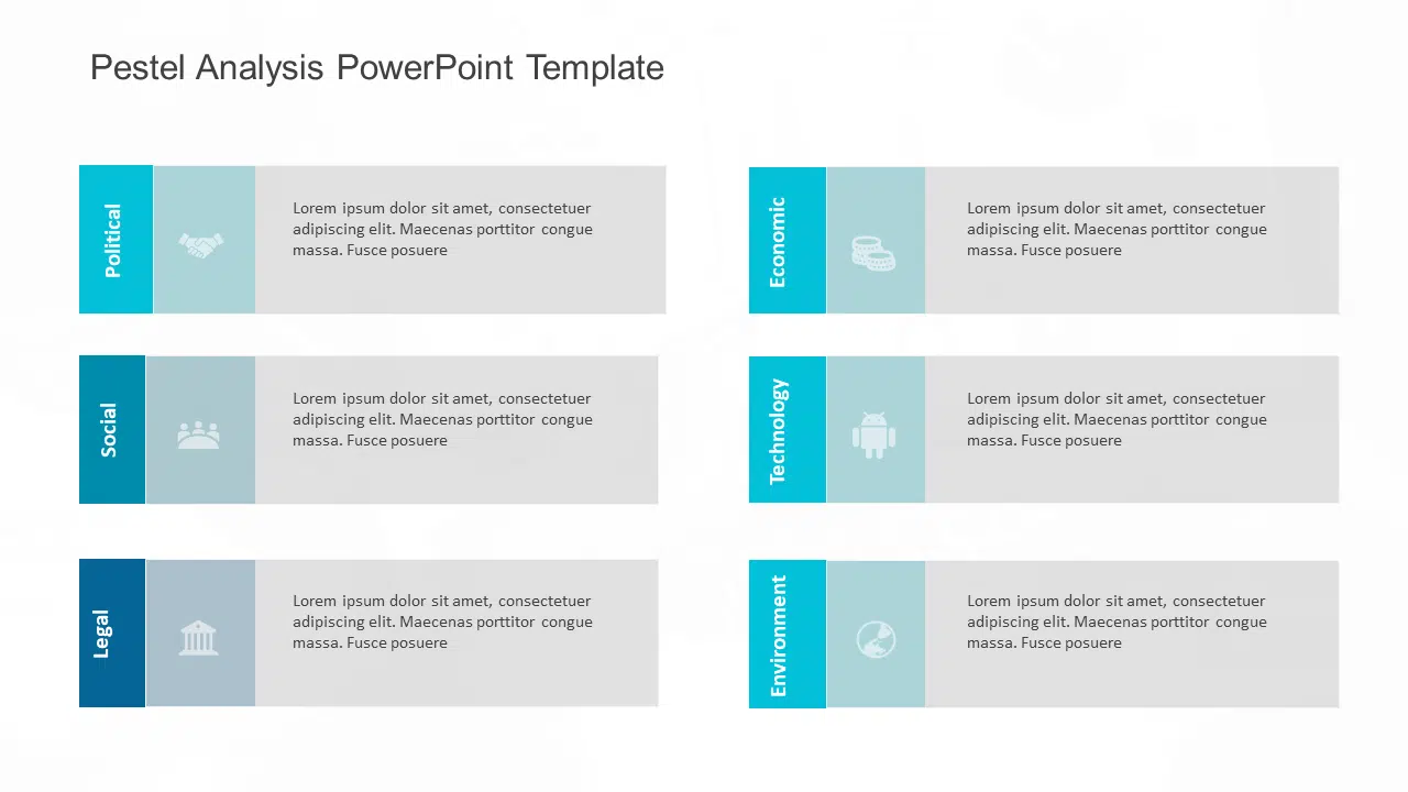 PESTEL Analysis PowerPoint Template & Google Slides Theme