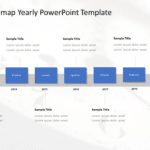 Product Roadmap Yearly PowerPoint Template & Google Slides Theme