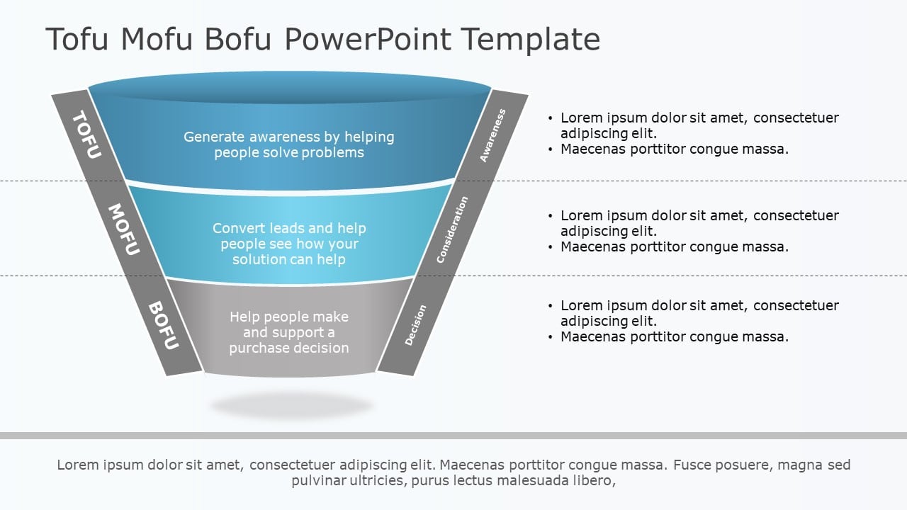 Tofu Mofu Bofu 03 PowerPoint Template & Google Slides Theme