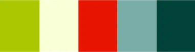 Split Complementary Color Palette