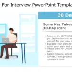 30 60 90 day plan for interview PowerPoint Template & Google Slides Theme