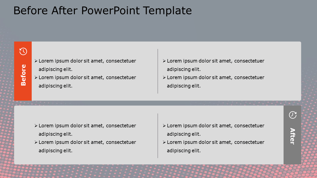 Before After 19 PowerPoint Template & Google Slides Theme