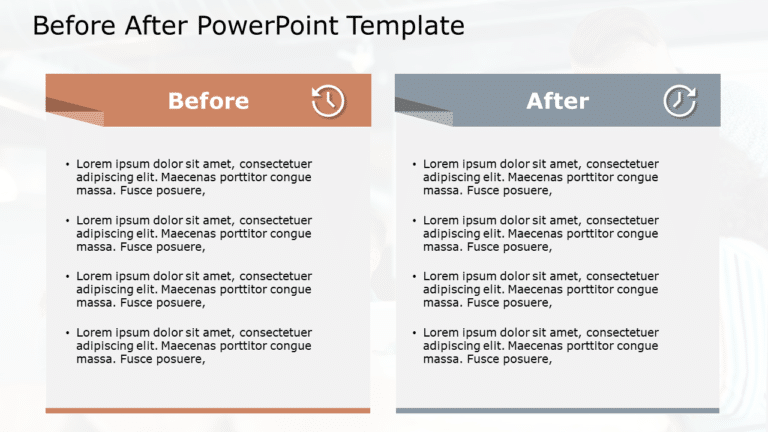 Before After 25 PowerPoint Template & Google Slides Theme