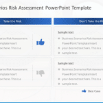 Business Scenarios Risk Assessment PowerPoint Template & Google Slides Theme