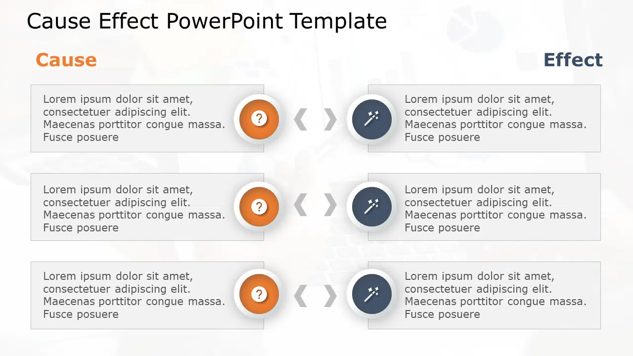 Cause Effect 28 PowerPoint Template & Google Slides Theme