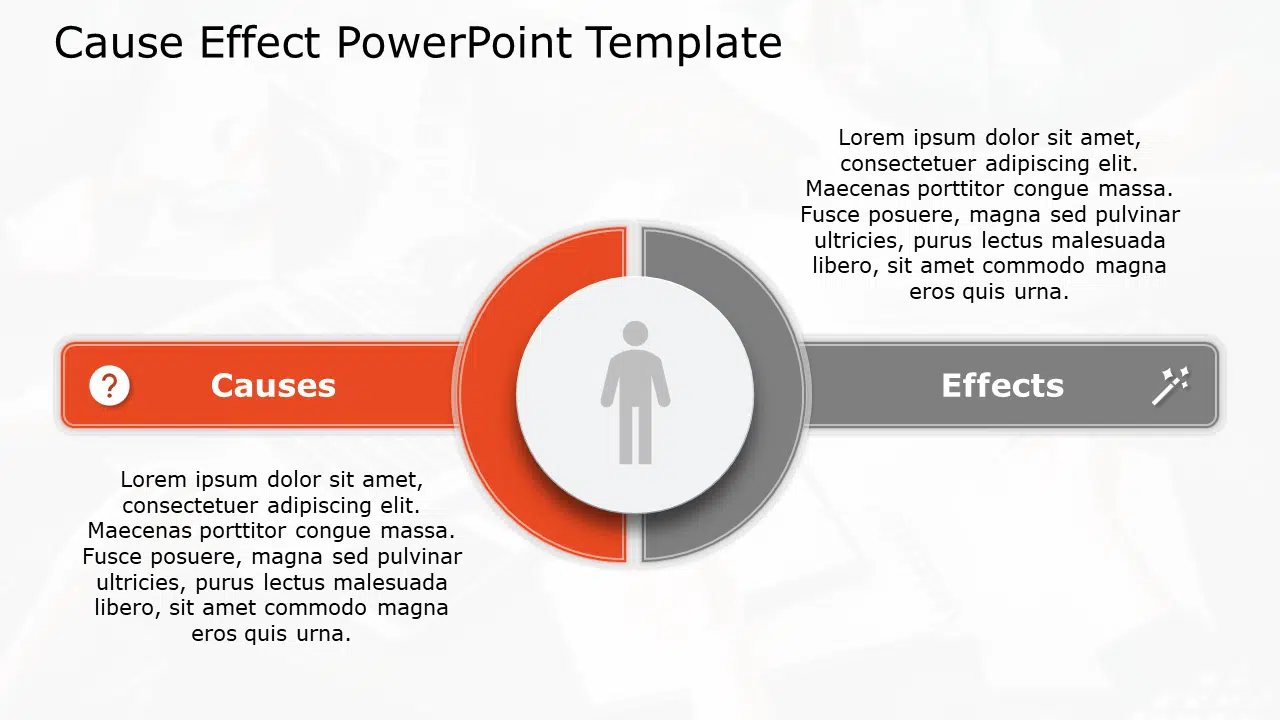 Cause Effect 30 PowerPoint Template & Google Slides Theme