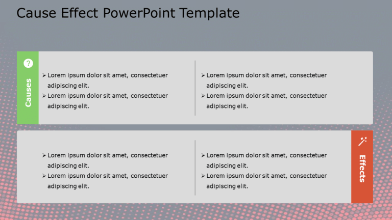Cause Effect 31 PowerPoint Template & Google Slides Theme