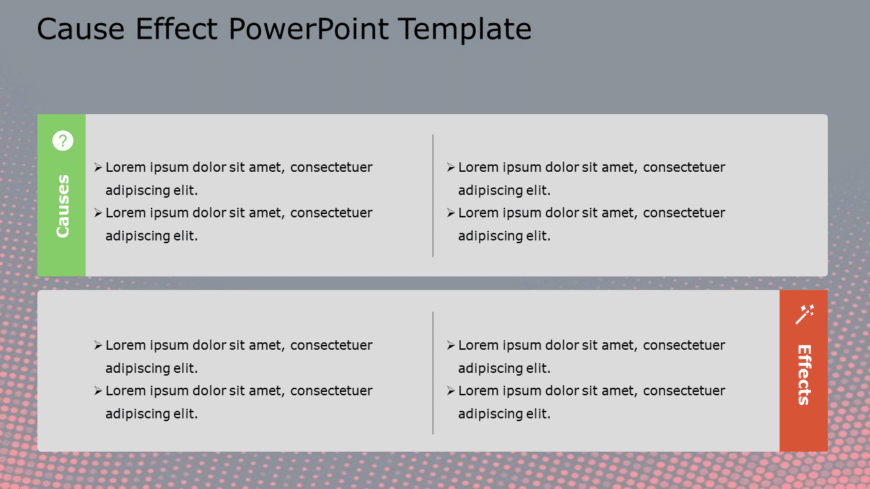 Cause Effect 31 PowerPoint Template