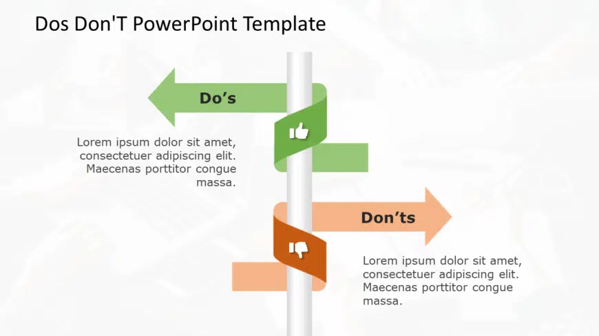 Dos Don’t 55 PowerPoint Template