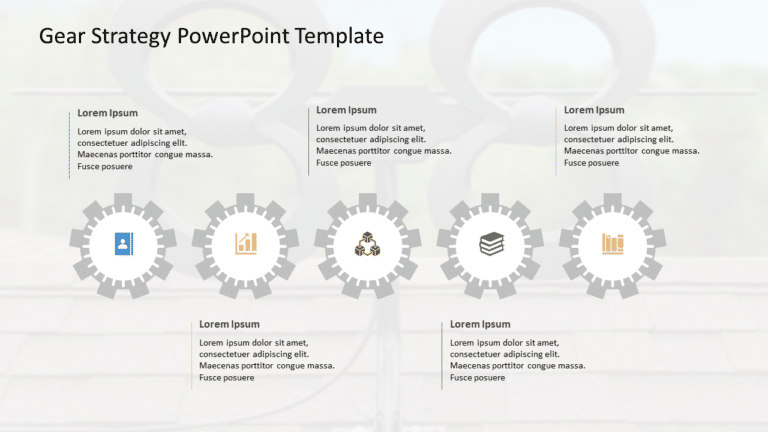 Gear Strategy PowerPoint Template & Google Slides Theme