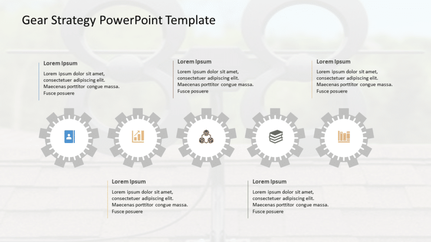 Gear Strategy PowerPoint Template