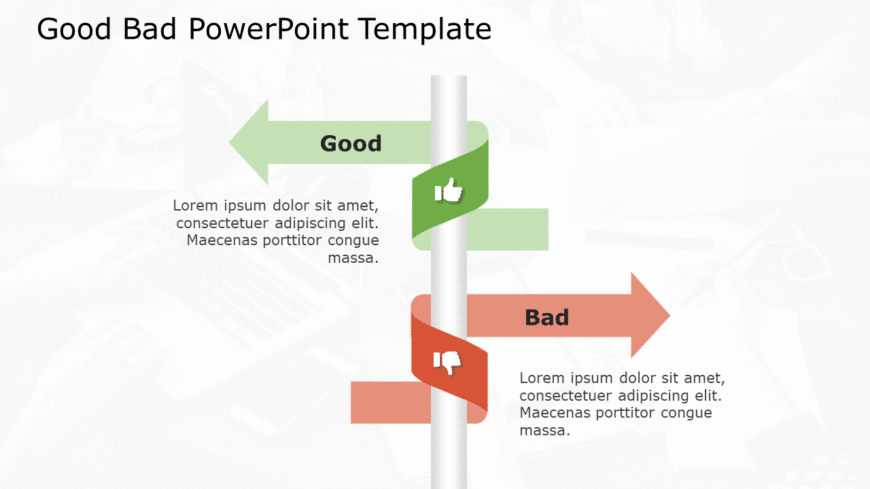 Good Bad 65 PowerPoint Template