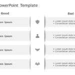 Good Bad 70 PowerPoint Template & Google Slides Theme