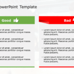 Good Bad 72 PowerPoint Template & Google Slides Theme