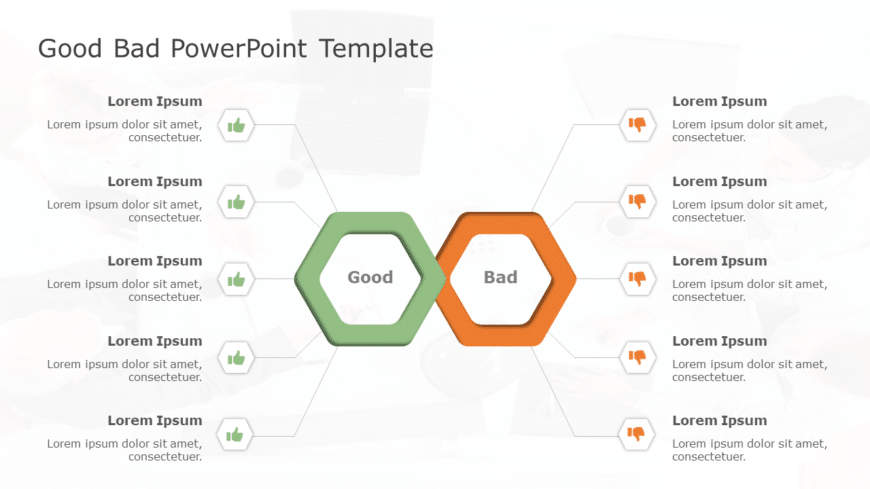 Good Bad 73 PowerPoint Template