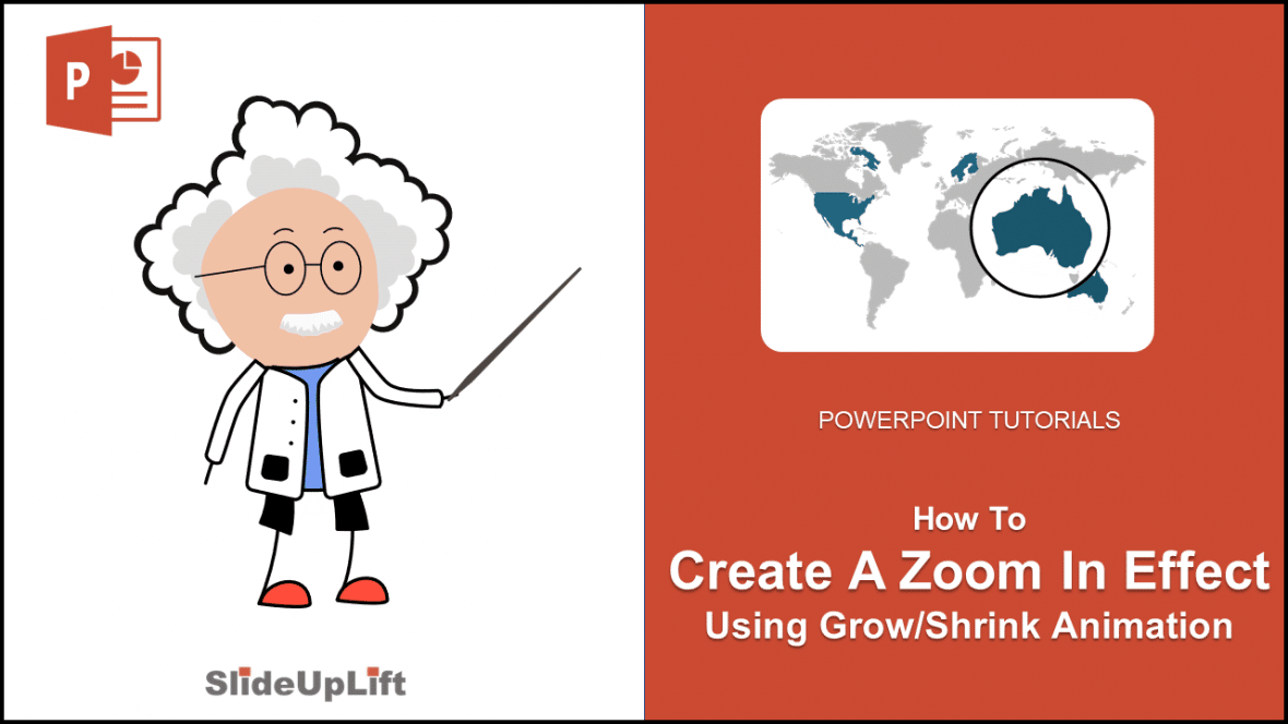 How To Create A Powerpoint Zoom Animation Growshrink Animation