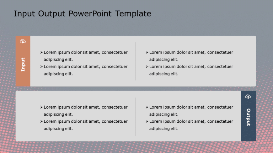 Input Output 88 PowerPoint Template