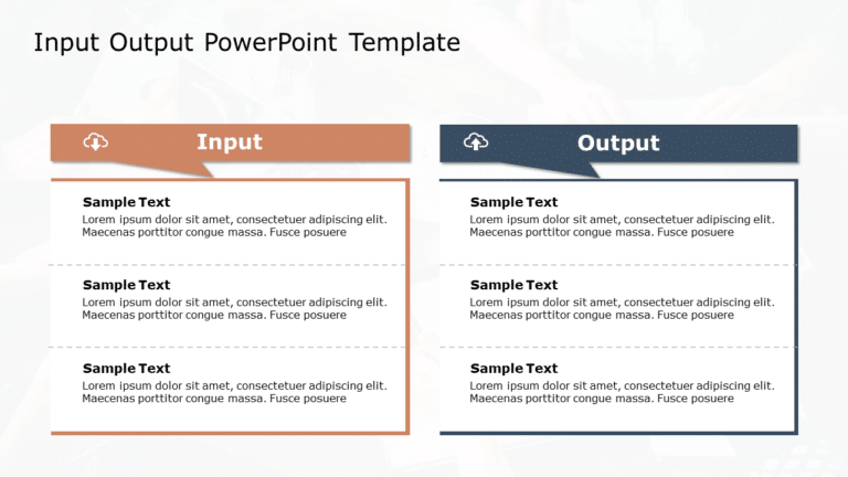 Input Output 89 PowerPoint Template & Google Slides Theme