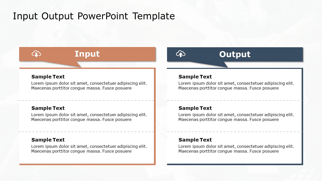 Input Output 89 PowerPoint Template & Google Slides Theme