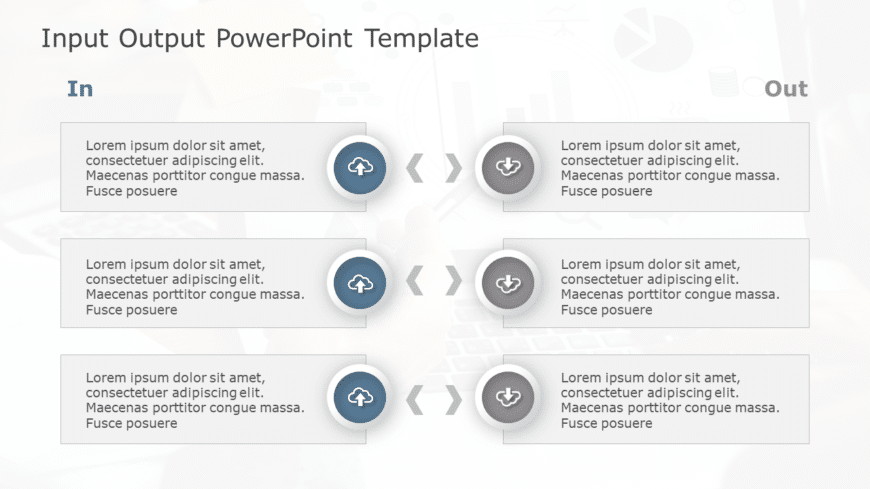 Input Output 92 PowerPoint Template