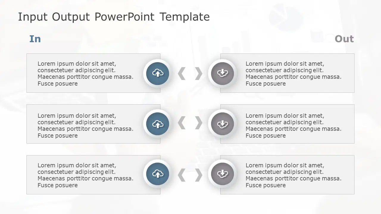 Input Output 92 PowerPoint Template & Google Slides Theme