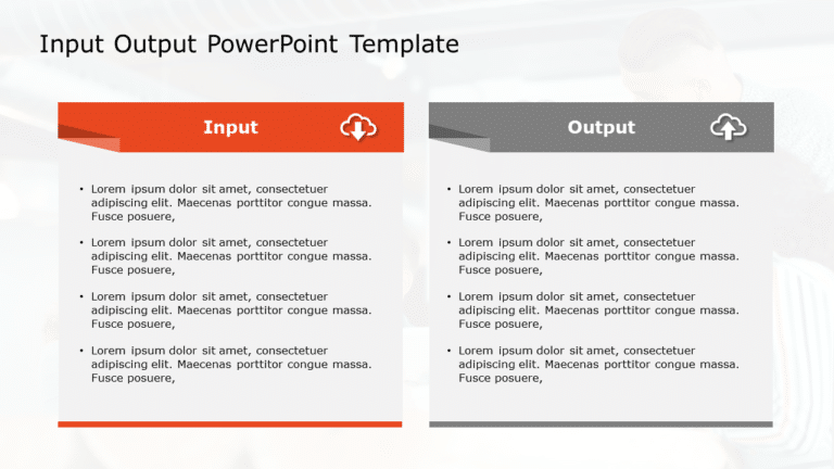 Input Output 93 PowerPoint Template & Google Slides Theme