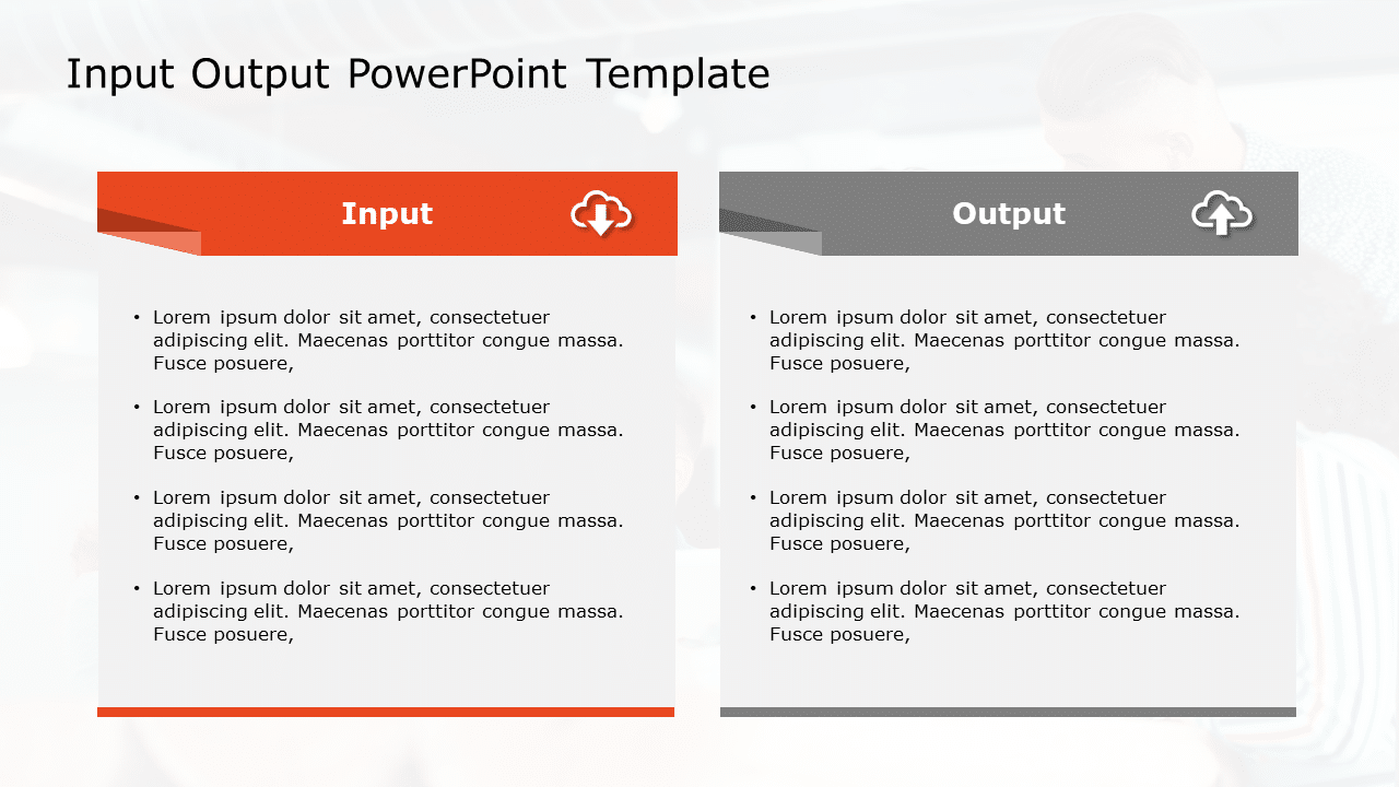 Input Output 93 PowerPoint Template & Google Slides Theme