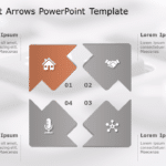 Input Output Arrows PowerPoint Template & Google Slides Theme