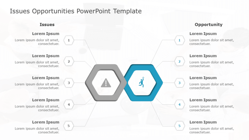 Issues Opportunities 102 PowerPoint Template