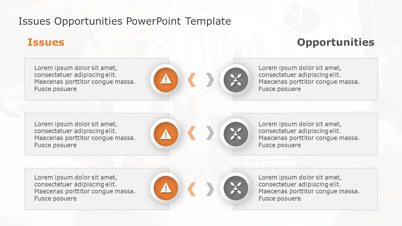 Issues Opportunities 108 PowerPoint Template & Google Slides Theme