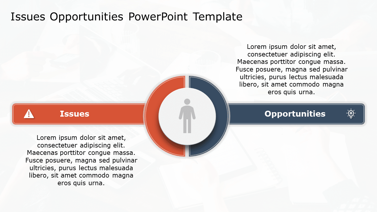 Issues Opportunities 95 PowerPoint Template & Google Slides Theme