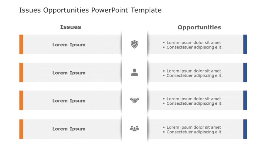 Issues Opportunities 99 PowerPoint Template