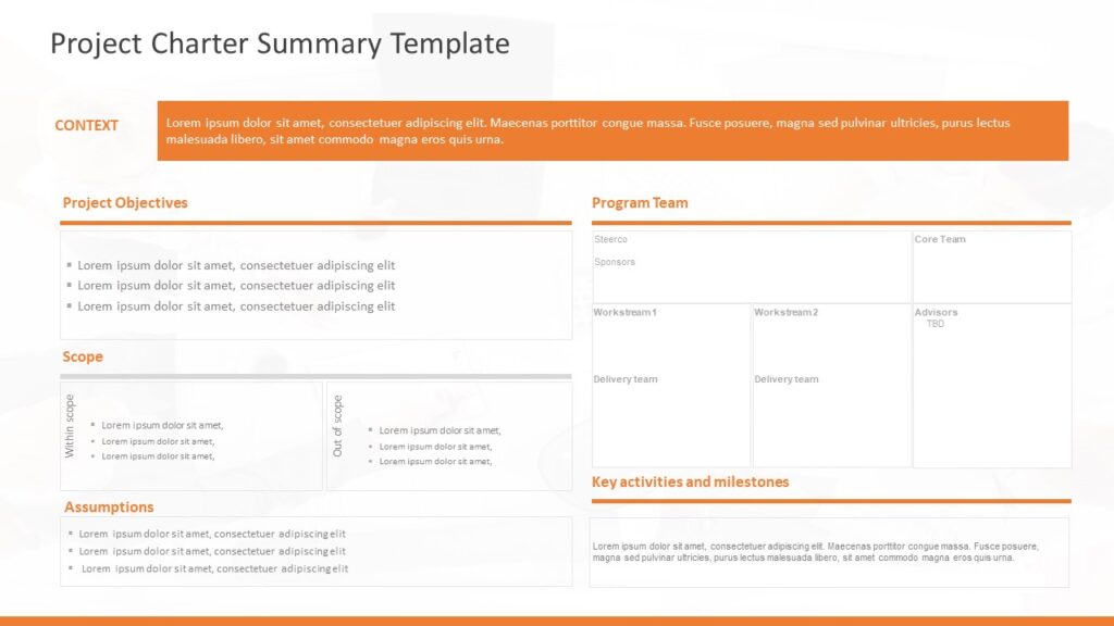 Project Charter Templates 