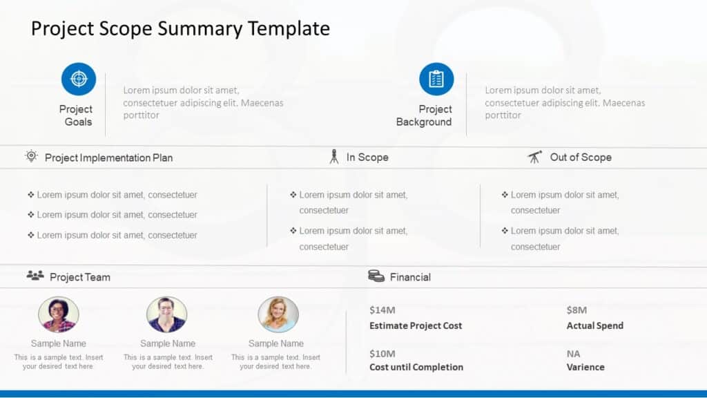 Project Scope Templates 