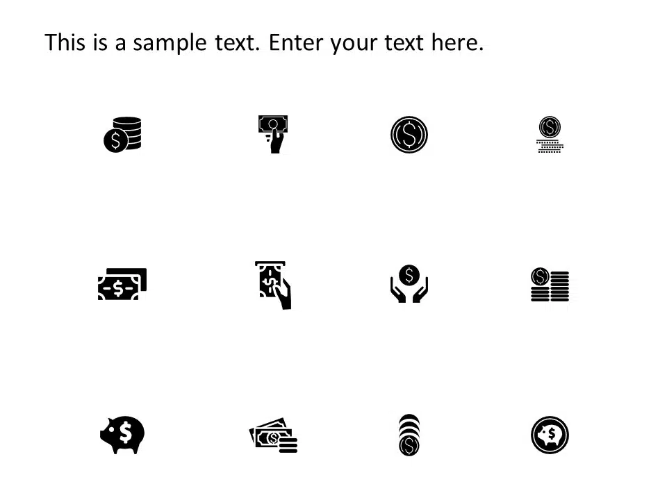 Money Icons Google Slides Theme