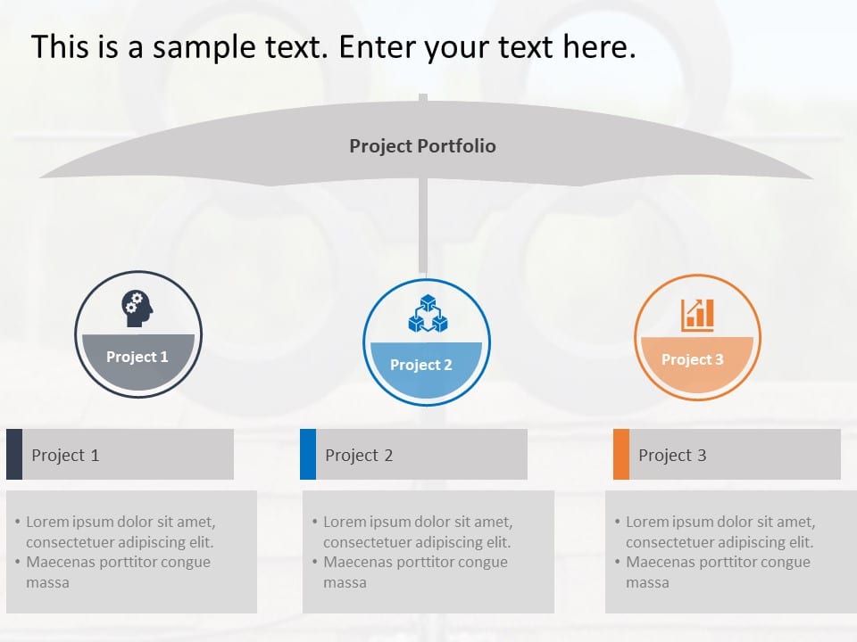 Project Portfolio PowerPoint Template & Google Slides Theme