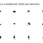 Umbrella Icons PowerPoint Template & Google Slides Theme