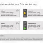 Project Status Traffic Lights PowerPoint Template & Google Slides Theme