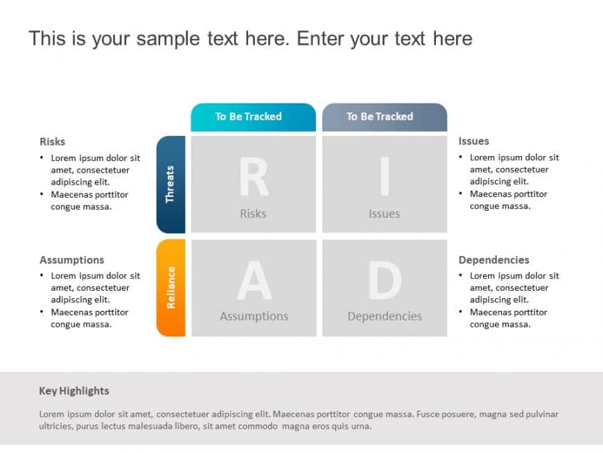 RAID Matrix PowerPoint Template