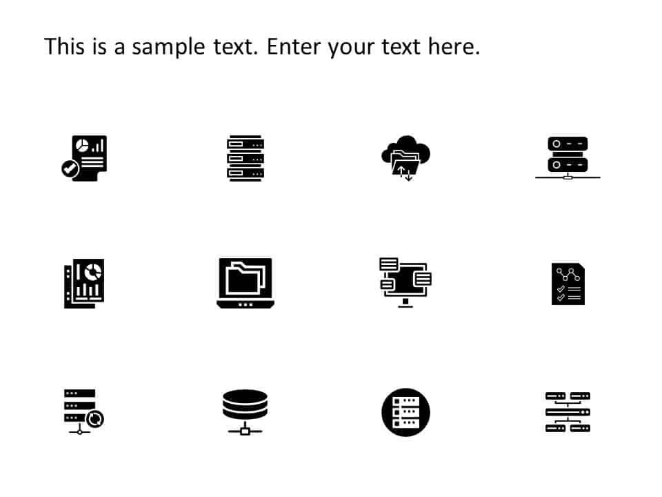Data Icons PowerPoint Template & Google Slides Theme