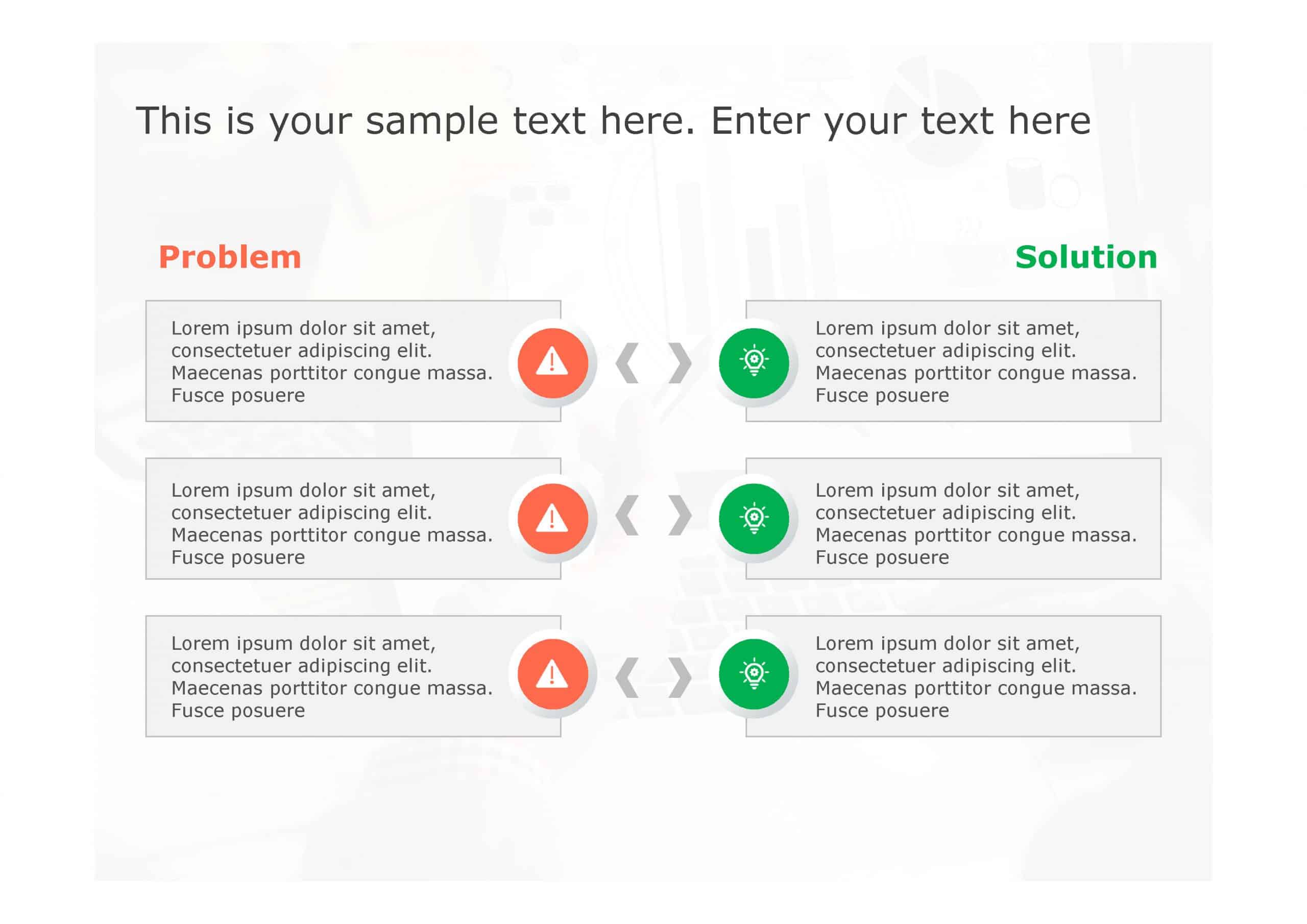 Problem Solution 4 PowerPoint Template