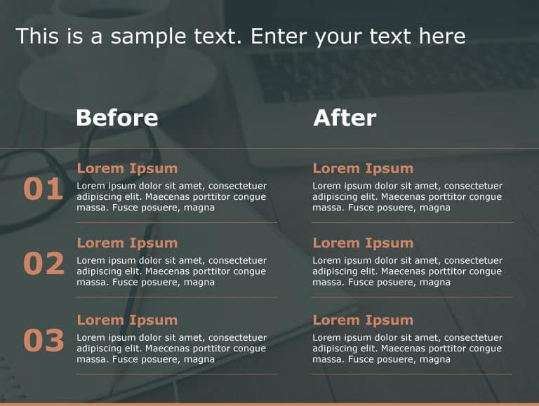 Before After 21 PowerPoint Template & Google Slides Theme