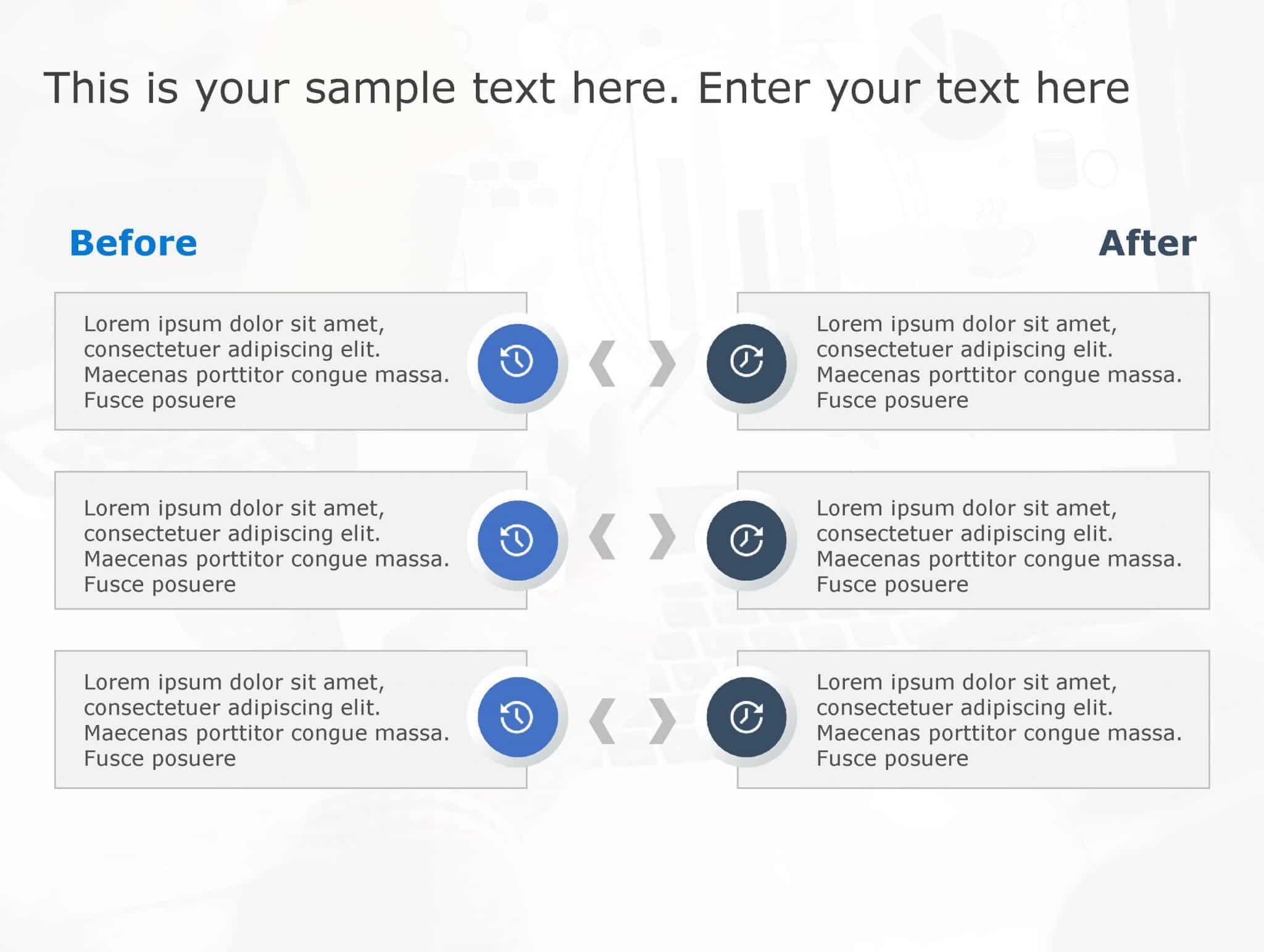 Before After 23 PowerPoint Template SlideUpLift