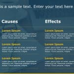 Cause Effect 33 PowerPoint Template