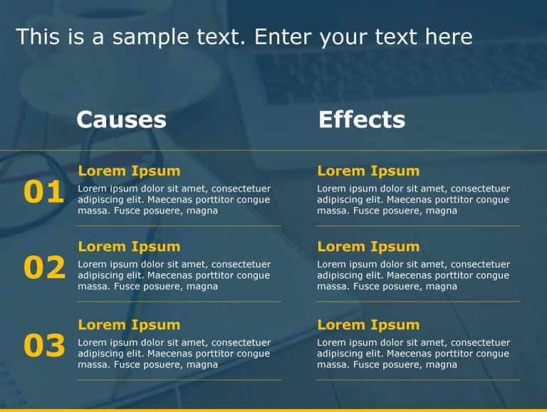 Cause Effect 33 PowerPoint Template & Google Slides Theme