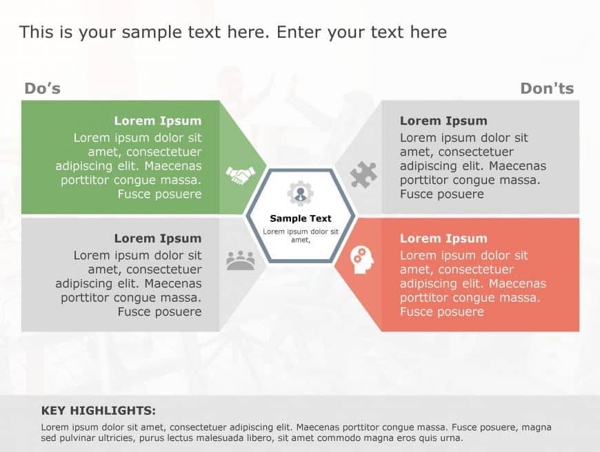 Dos Don’t 54 PowerPoint Template