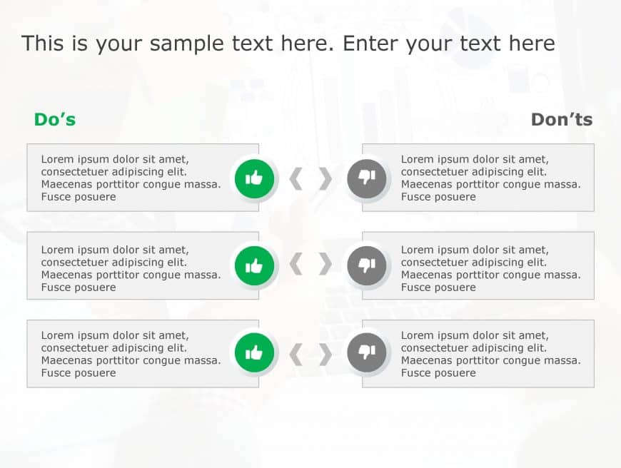 Dos Don’t 56 PowerPoint Template