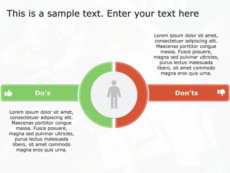 Dos Don’t 58 PowerPoint Template & Google Slides Theme