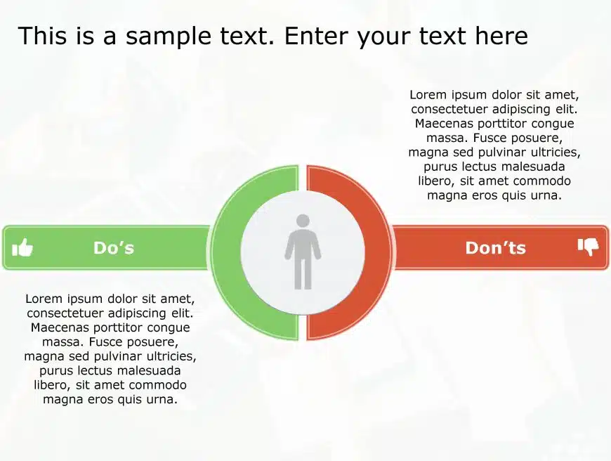 Dos Don’t 58 PowerPoint Template