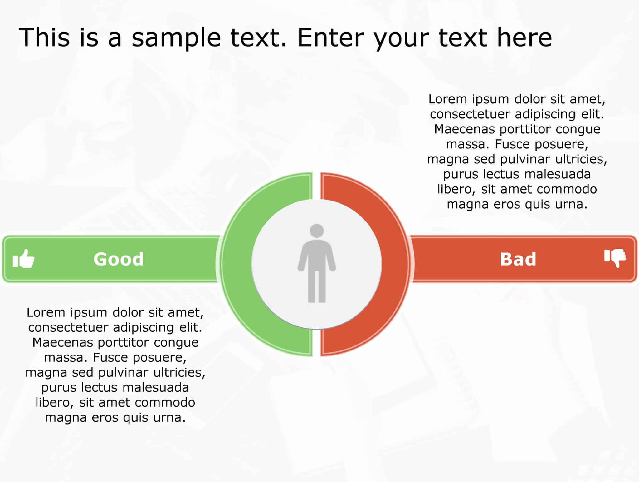 Good Bad PowerPoint Template 69 | Good Bad Templates | SlideUpLift